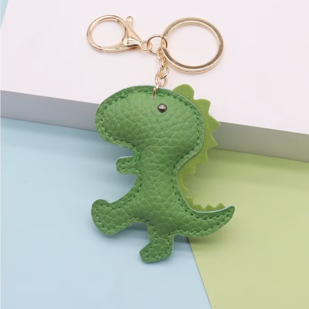 BAG CHARM•DINO- keychain, backpack or purse accessory! NWT - Picture 4 of 5